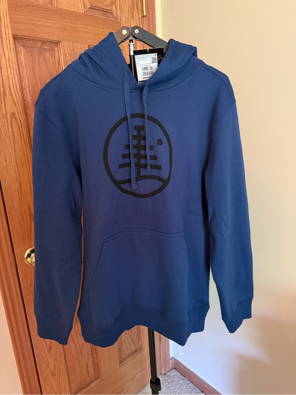 Burton Blue Hoodie with Black Logo